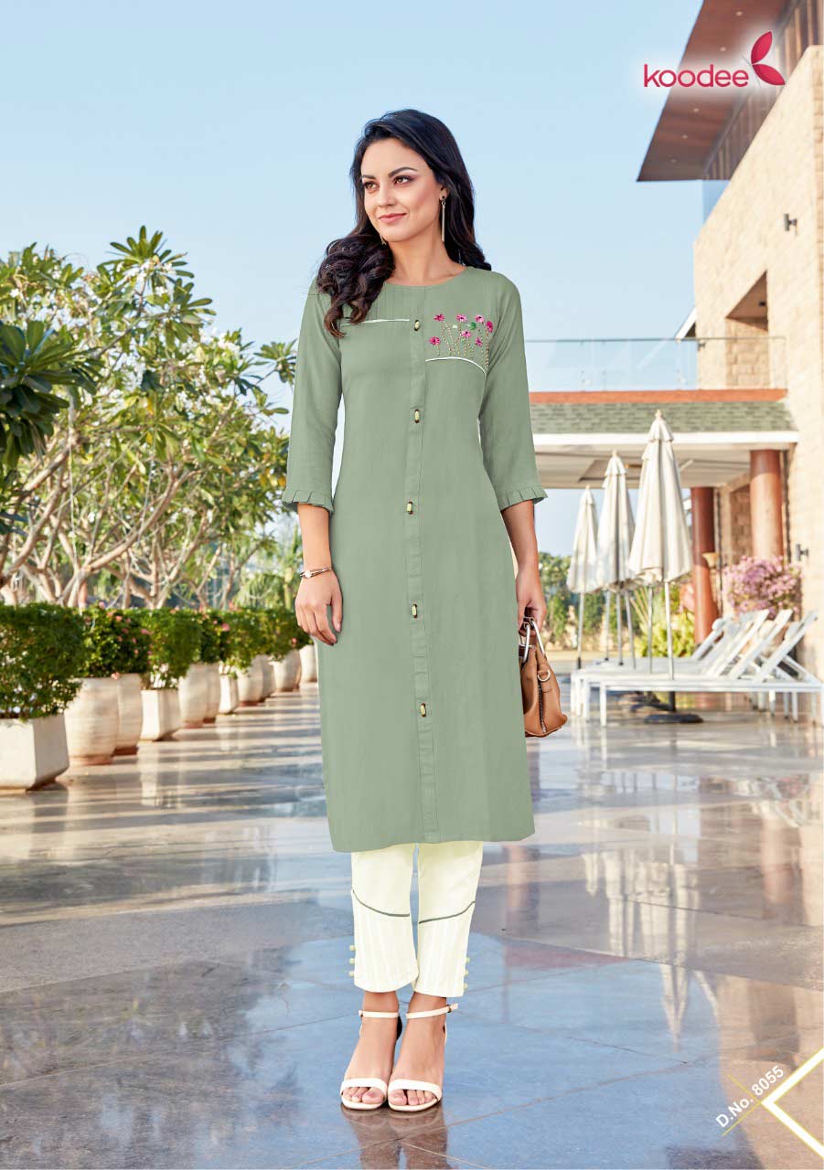 Koodee Instagirl Vol-2 Rayon Kurti Pant Wholesaler Koodee Instagirl Vol-2 Rayon Kurti Pant Wholesaler